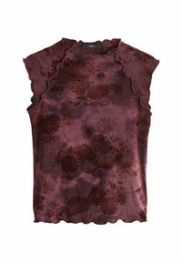 Viršus - burgundy red