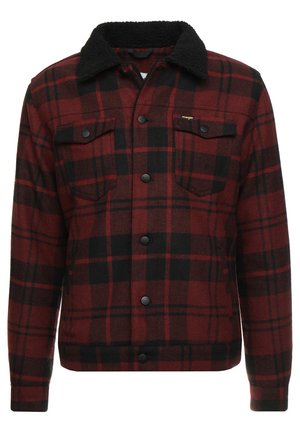 Wrangler TRUCKER - Veste mi-saison - madder brown