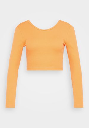 ONLY Petite, ONLEASY OPEN BACK - Top s dlouhým rukávem - tangerine