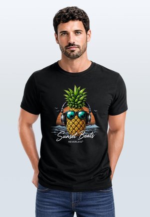 Neverless, T-Shirt print - schwarz