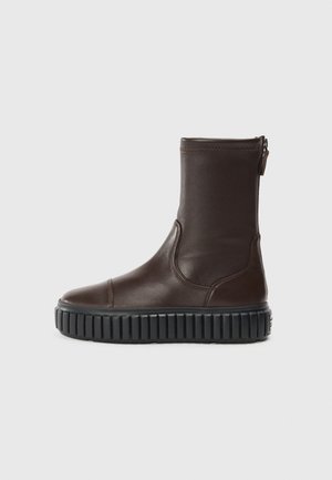 ZAP - Bottines à plateau - dark brown