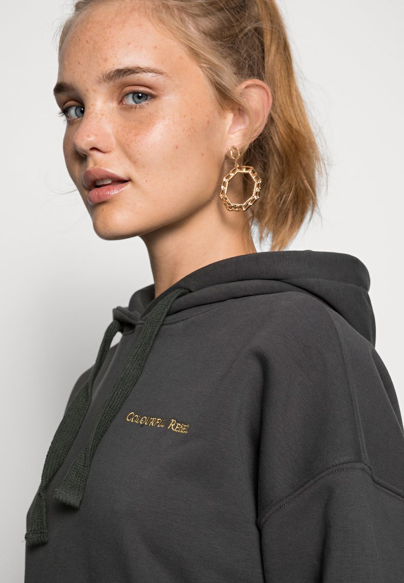 Damen Sweatshirts | Colourful Rebel GLITTER OVERSIZED HOODIE WOMEN PIRATE Sweatshirt anthracite/schwarz - LJ41656 Damen Sweatshirts | Colourful Rebel GLITTER OVERSIZED HOODIE WOMEN PIRATE Sweatshirt anthracite/schwarz - LJ41656