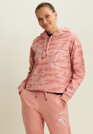 Sweat à capuche - salmon