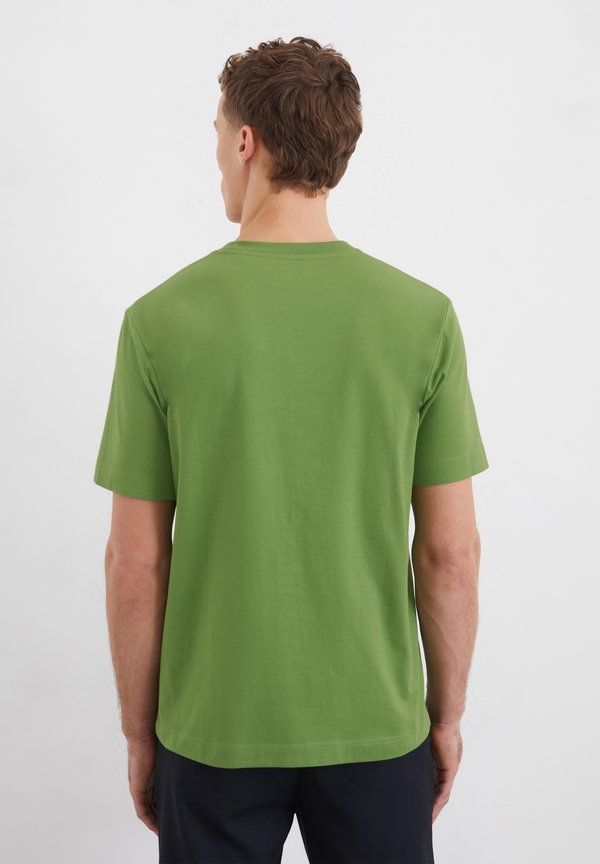 SHORT SLEEVE LOGO CREWNECK - Basic T-shirt - spring fern2