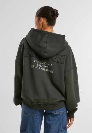 Karl Kani SMALL SIGNATURE WASHED - Hoodie - black