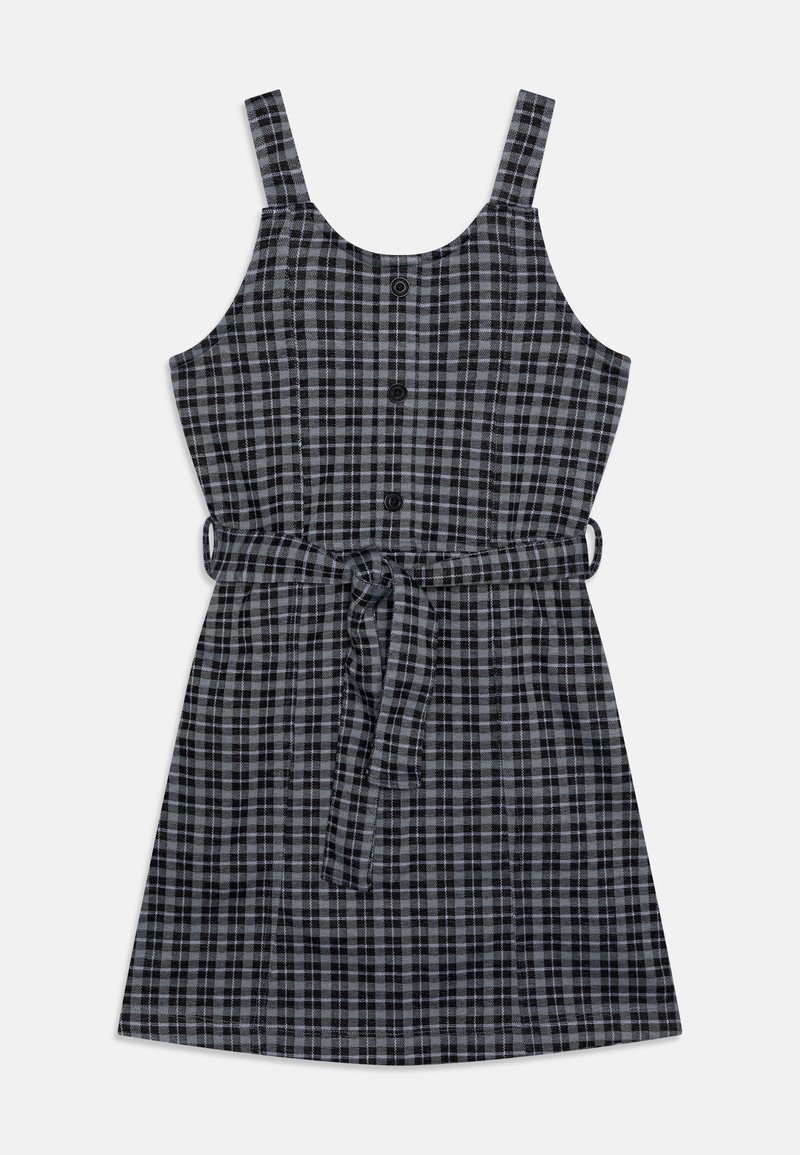 Abercrombie & Fitch - BELTED DRESS - Freizeitkleid - black plaid, Vergrößern