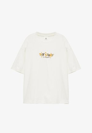 PULL&BEAR, OVERSIZE TOY STORY - T-SHIRT - T-shirt con stampa - white