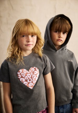 Minymo, SWEATSHIRT - Hoodie - iron oxide