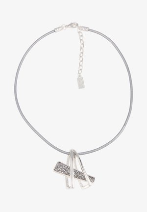 YVONNE STATEMENT GLITZER LED - Necklace - silber