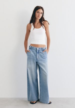 PULL&BEAR, PACK OF 3 TANK  - Débardeur - light grey