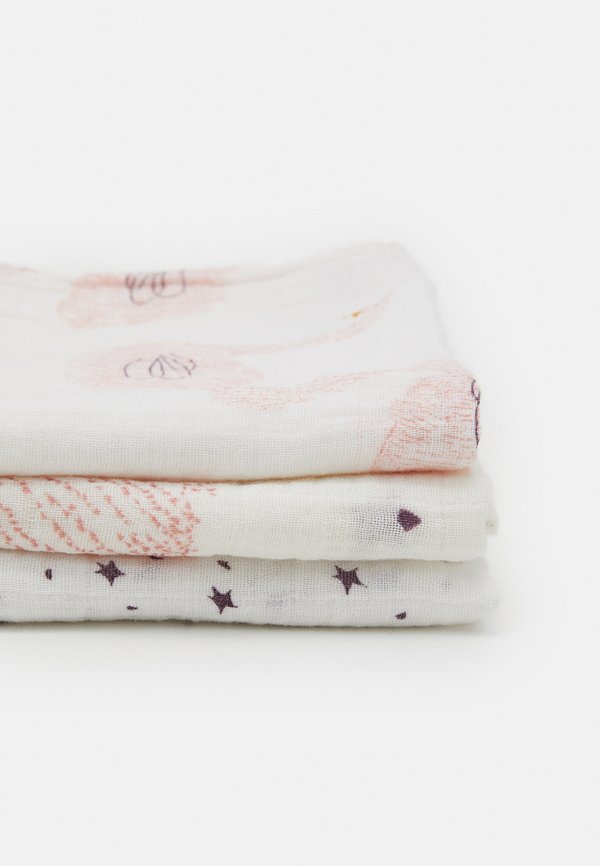 HEAVENLY SOFT SWADDLE LITTLE WATER SWAN 3 PACK UNISEX - Muslin blanket - purple2