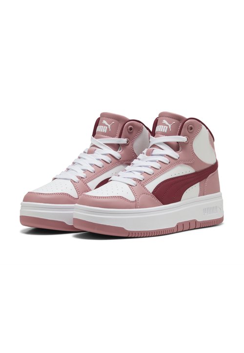 PUMA REBOUND FEMME MID SNEAKERS - Zapatillas altas - dusky rosewood-garnet glow- white — photo 2