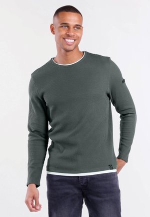 MSW STEFANO ROUND - Strickpullover - dark green