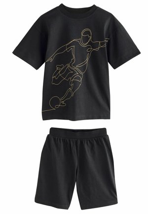 Next REGULAR FIT  3 PACK SET - Conjunto de pijama - blue  black  green football