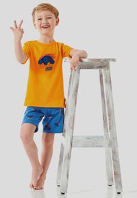 Schiesser KURZ - WORLD SET - Pyjama - orange blau