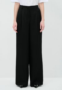 WIDE LEG - Pantaloni - black