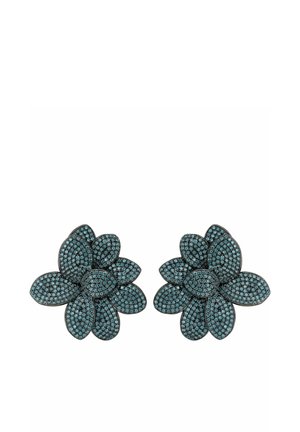 AMARYLLIS FLOWER LARGE STUD - Earrings - blue