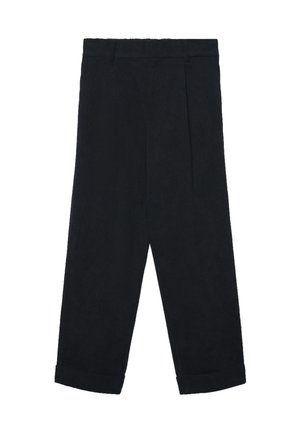 LUNGO - Pantalon classique - ultrablack