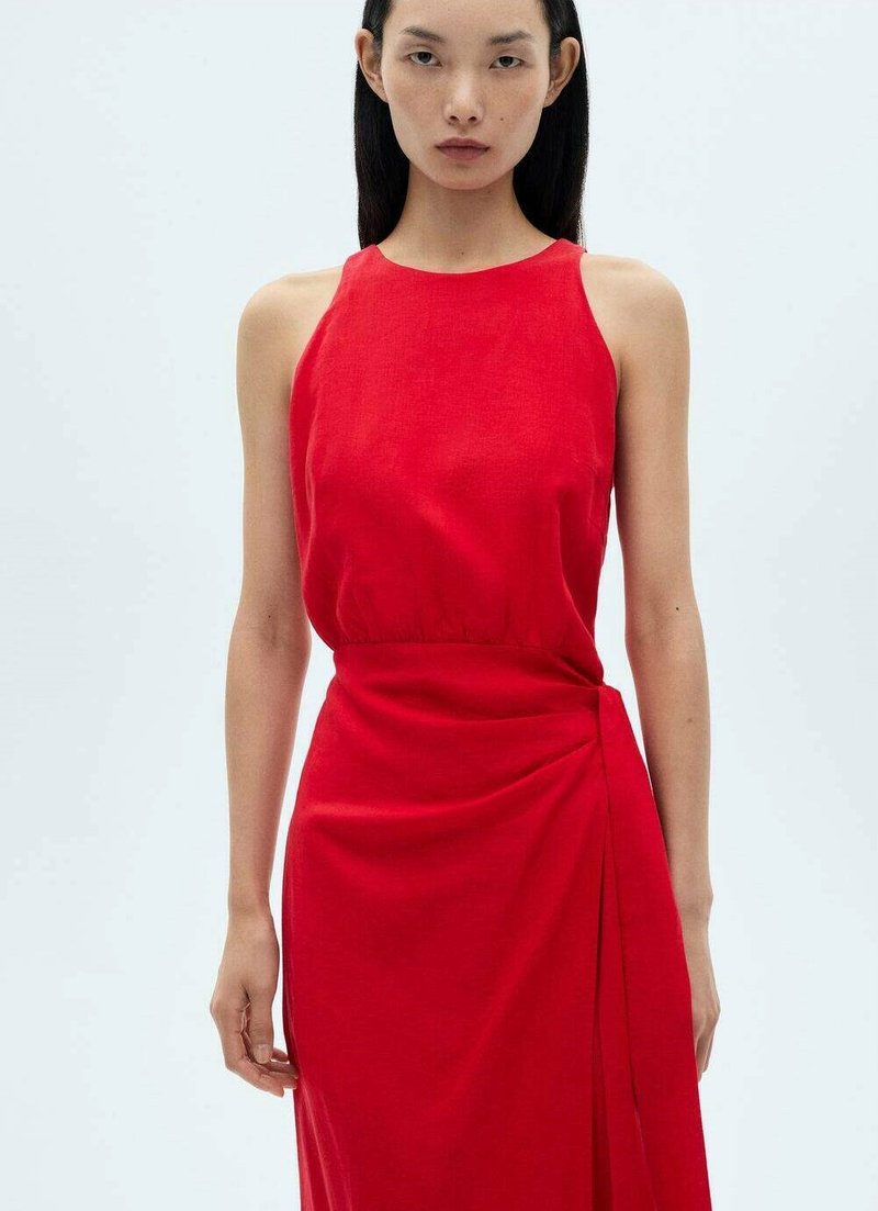 Robe Femme Mango Rouge - Taille 38 - Mini Robe Jamais Portée - Neuf Sans étiquettes