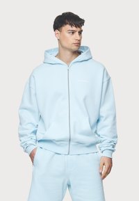 Pegador LOGO OVERSIZED JACKET - Sweatjakke - washed baby blue