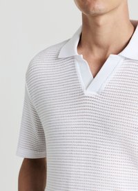 Calliope TRAFORATA - Polo - bianco ottico