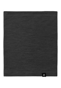 Czarnoszary, gładki komin wykonany z fakturowanej tkaniny. Posiada czarną metkę z białym logo w prawym dolnym rogu.