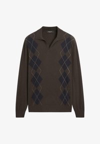 Niet geselecteerd, dark brown