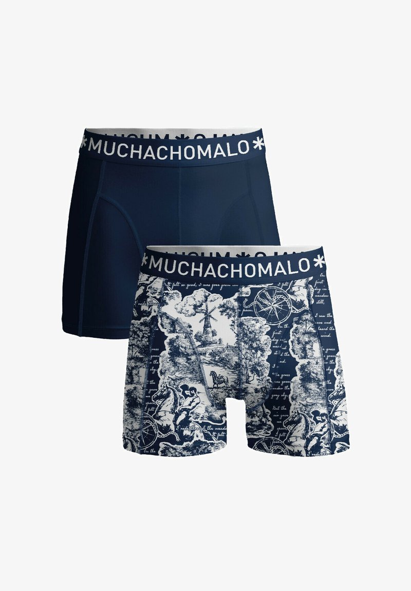 MUCHACHOMALO 2-PACK SOLID - Boksarice - print blue