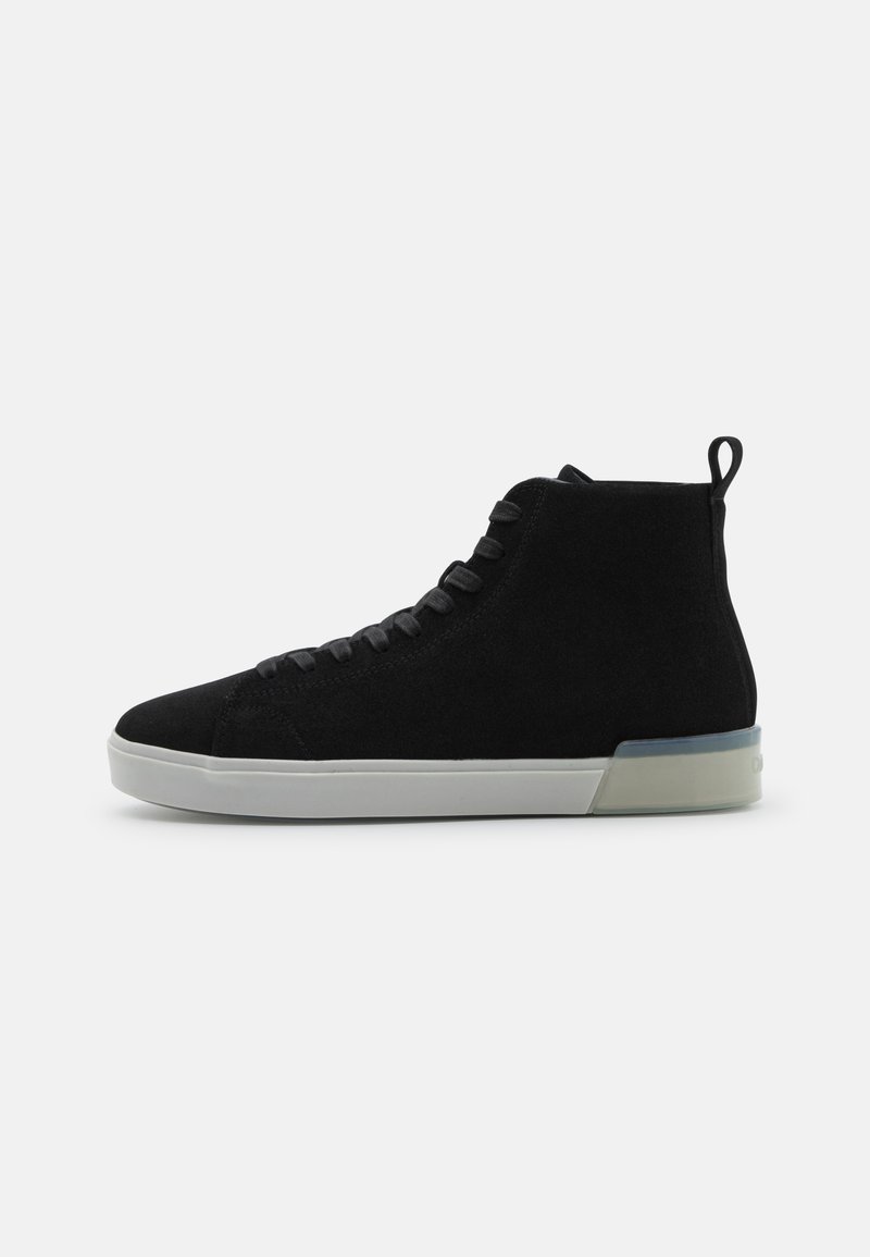 Calvin Klein TOP LACE UP - Sapatilhas de cano alto - black