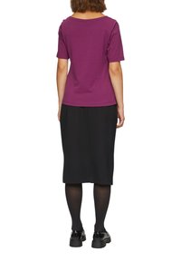 s.Oliver BLACK LABEL Tričko s potlačou - fuchsia