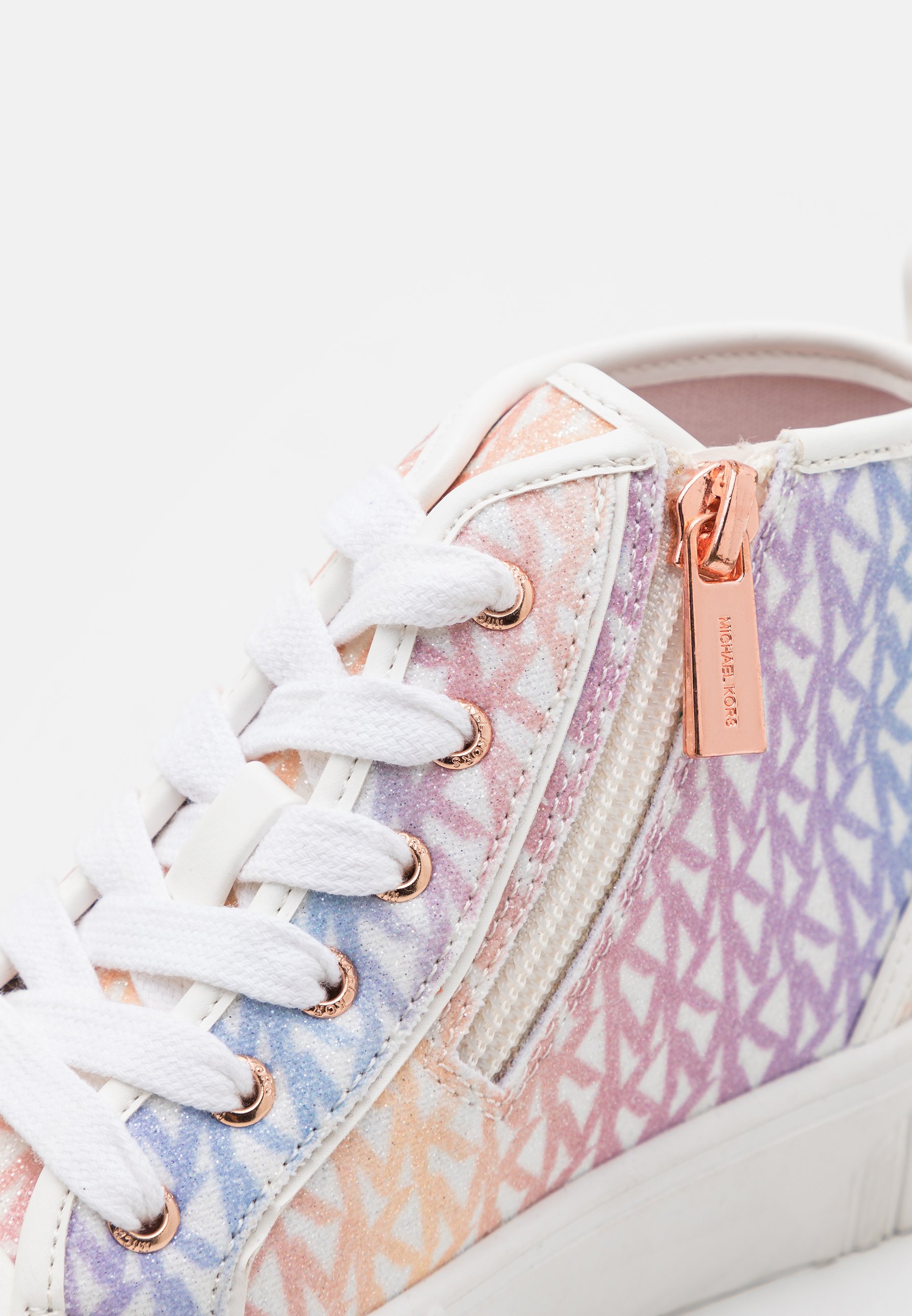 Michael Kors Kids SKATE SPLIT GLITTER - Sneakers hoog - unicorn/meerkleurig  - Zalando.nl
