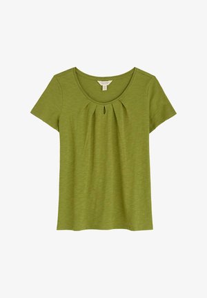 Seasalt Cornwall Marškinėliai su spaudiniu - green aloe