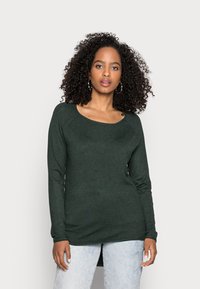 ONLY ONLMILA LACY L S LONG  - Camisola - green gables melange