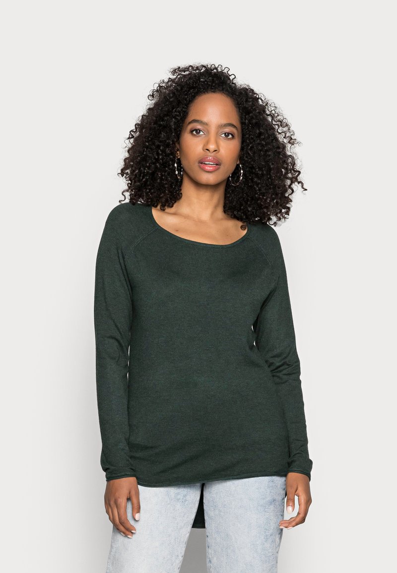 ONLY ONLMILA LACY L S LONG  - Camisola - green gables melange