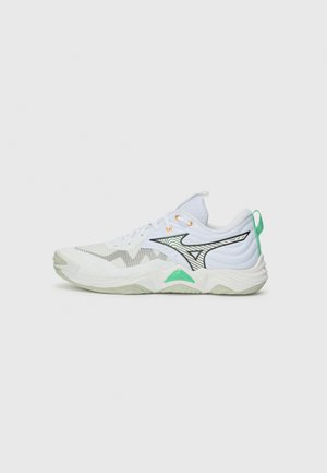 WAVE MOMENTUM ELITE - Sneakers laag - white/black/frozen emerald