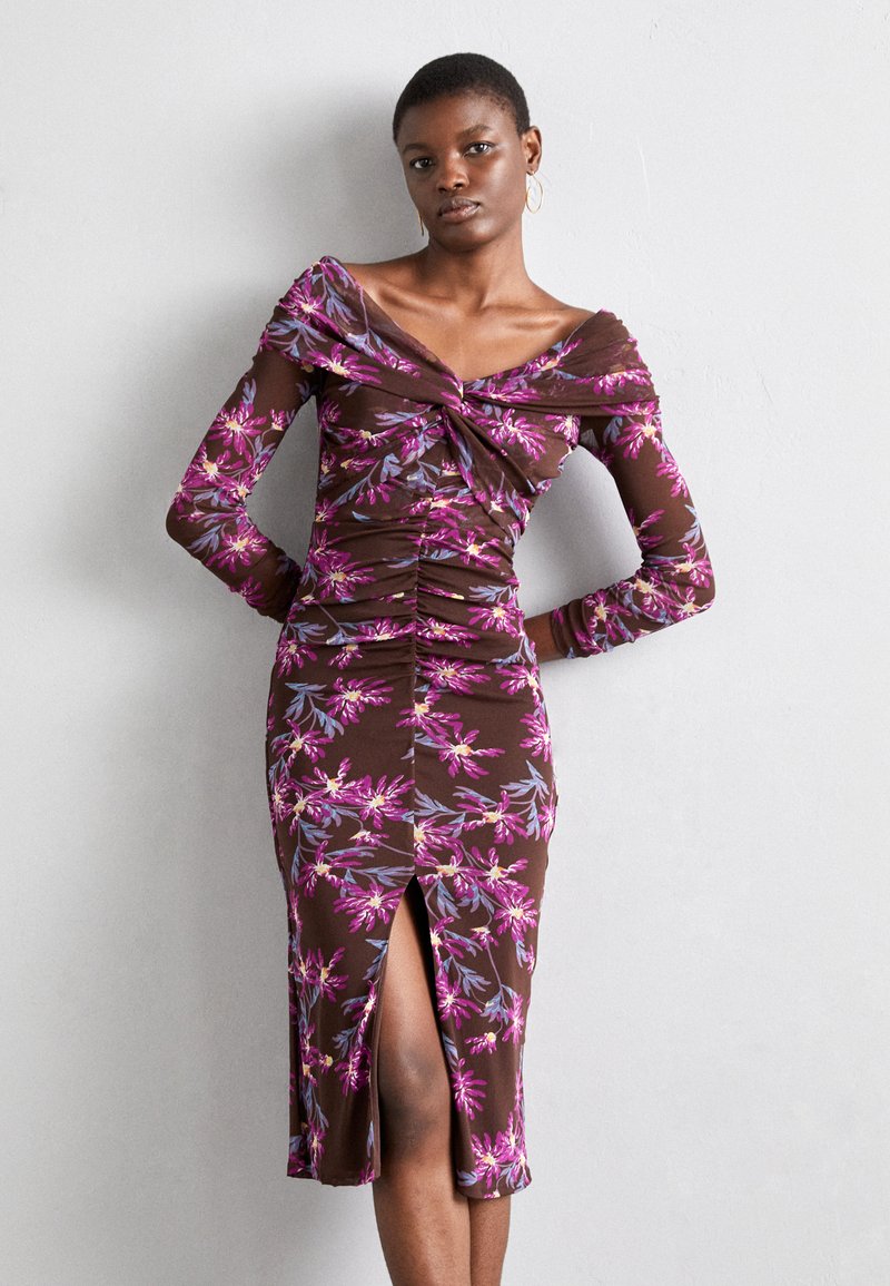 Diane von Furstenberg CLEMENTINE DRESS Day dress red/purple/berry