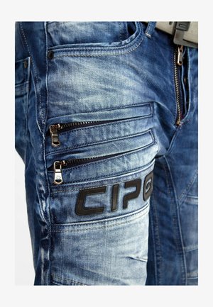 Cipo & Baxx, HERREN HOSE STONEWASHED - Vaqueros slim fit - blue