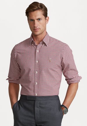 GINGHAM OXFORD SHIRT - Pluus - wine/white