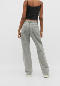 Stradivarius Jeans a sigaretta - black denim