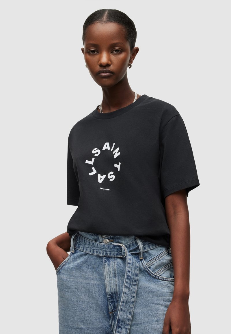 AllSaints BOYFRIEND TIERRA Tshirt con stampa black/nero Zalando.it