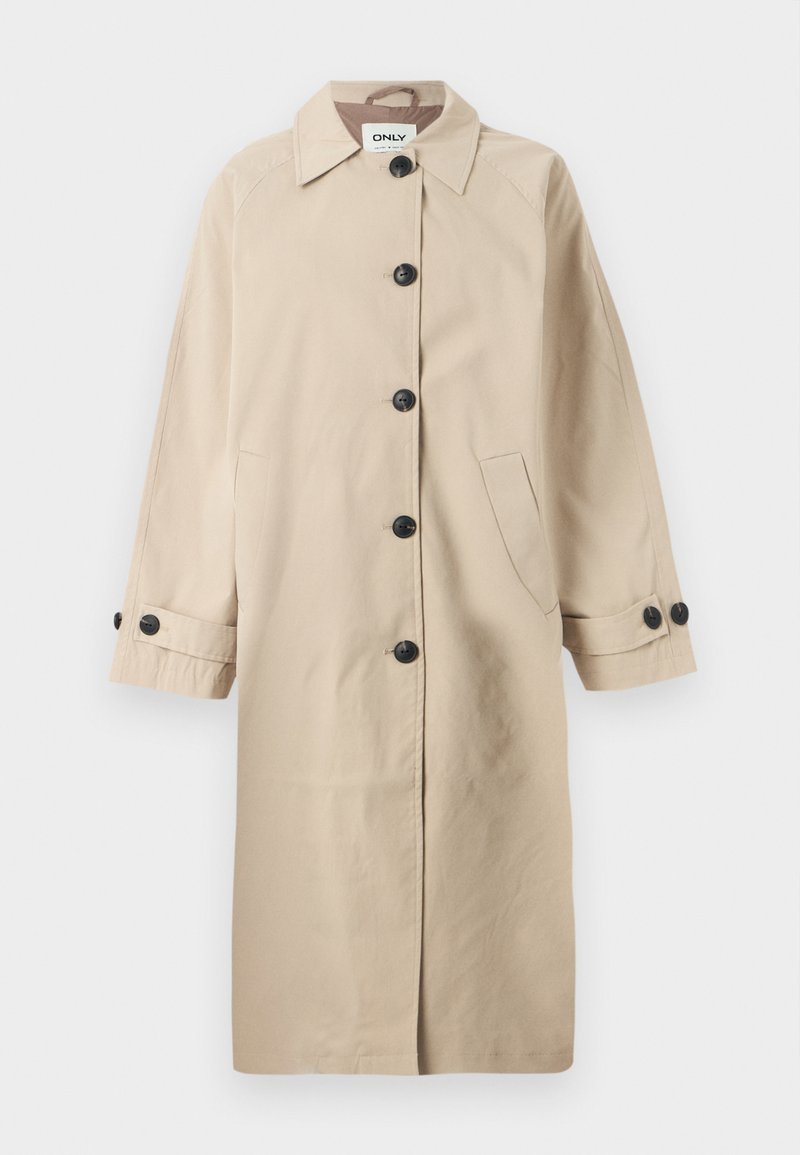 ONLY ONLEJA ORCHID LIFE COAT - Trenchcoat - string/walnut/brun - Zalando.dk