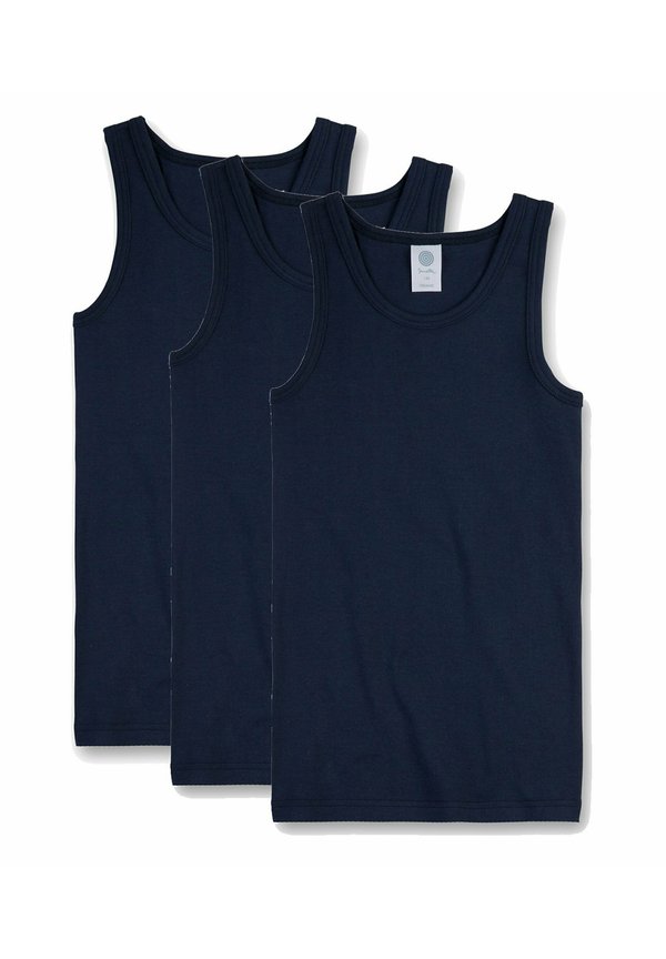 6ER PACK - OHNE ARME TANK BASIC - Undershirt - weiß blau2