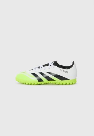 adidas Performance PREDATOR CLUB UNISEX - Chaussures de football sur gazon - white/core black/lucid lemon