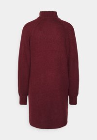 Noisy May NMTIMMY DRESS - Pletené šaty - windsor wine