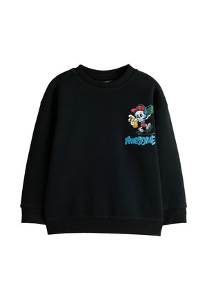Next, REGULAR FIT - GRAPHIC CREW NECK SWEATER  . - Sweatshirt - black