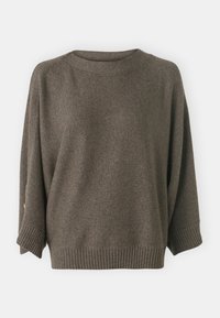 FTC Cashmere PONCHO - Maglione - taupe