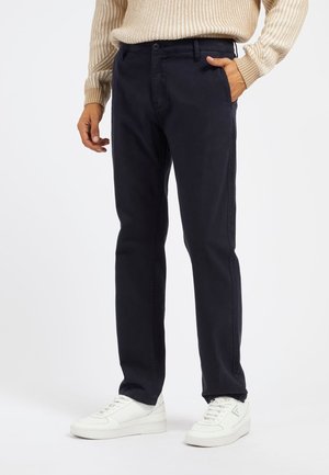 MID WAIST - Chinos - dunkelblau