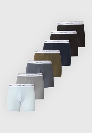 Calvin Klein Underwear, ICON 7 PACK - Boxers - black/dark sapphire/olive night/turbulence/convoy/plein air