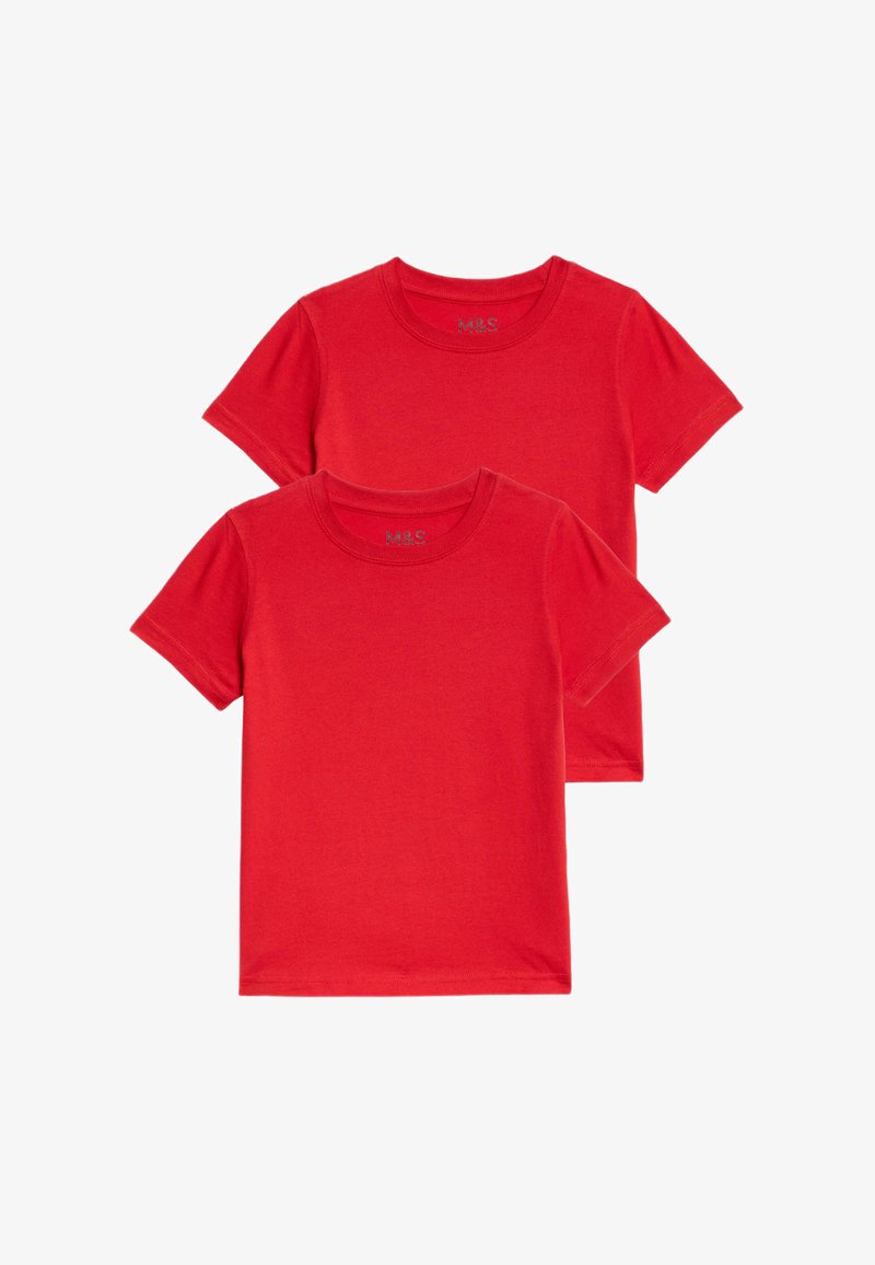 Marks & Spencer 2 PACK - T-shirt basic - red
