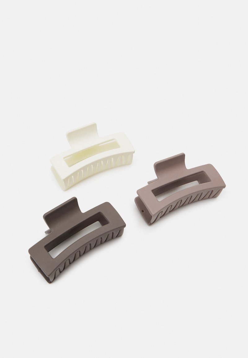 Pieces PCALICA HAIRSHARK 3 PACK - Αξεσουάρ μαλλιών - cloud cream/beige/brown